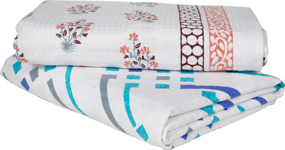 ZAHYA Cotton 220 GSM Bath Towel Set(Pack of 2)