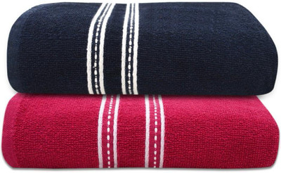 AKDC Cotton 450 GSM Bath, Beach, Face, Hand, Sport Towel Set(Pack of 2)