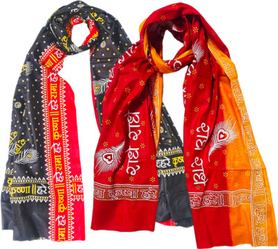 Desttronne Printed Pure Cotton Men & Women Fancy Scarf, Scarf, Stole, Faux Turtleneck Neck Cover