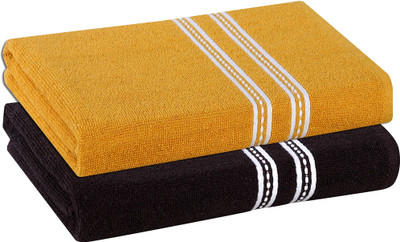 HIDECOR Cotton 400 GSM Bath Towel Set(Pack of 2)