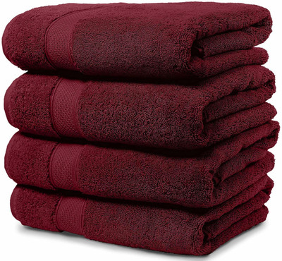 WebDealz Microfiber 380 GSM Bath, Beach, Sport, Hair, Hand, Face Towel Set(Pack of 4)