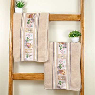 RANGOLI Cotton 460 GSM Bath Towel(Pack of 2)
