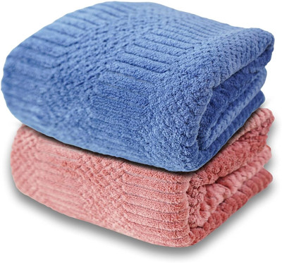 MAXOSHINE Microfiber 450 GSM Face, Hand Towel(Pack of 2)