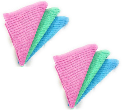 Tecsun Cotton 65 GSM Face Towel Set(Pack of 6)