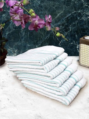 Athom Living Cotton 150 GSM Hand Towel Set(Pack of 6)