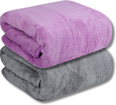 Fezora Microfiber 500 GSM Bath Towel(Pack of 2)