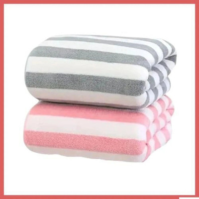 LYSOO Microfiber 600 GSM Bath Towel Set(Pack of 2)