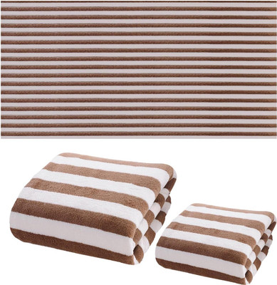 V VANTRA Microfiber 300 GSM Bath, Hand Towel Set(Pack of 4)