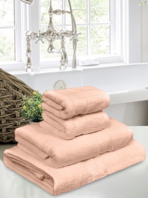 Bombay Dyeing Cotton 650 GSM Bath Towel Set(Pack of 4)