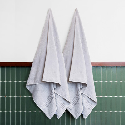 Himeya Cotton 380 GSM Bath Towel(Pack of 2)