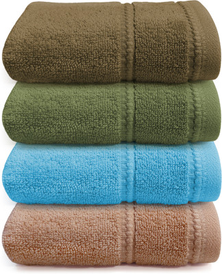 HOUSE OF TERRY Cotton 400 GSM Hand Towel Set(Pack of 4)