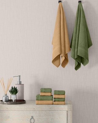 Home Expressions Cotton 450 GSM Bath Towel Set(Pack of 10)