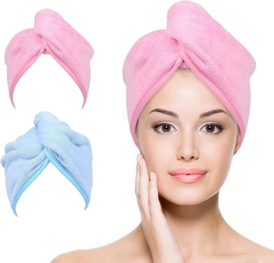 Kritya Overseas Microfiber 280 GSM Hair Towel(Pack of 2)