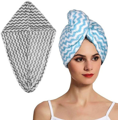 Magico Microfiber 500 GSM Hair Towel(Pack of 2)