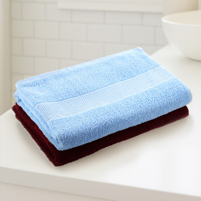 Nebula Cotton 400 GSM Bath Towel Set(Pack of 2)