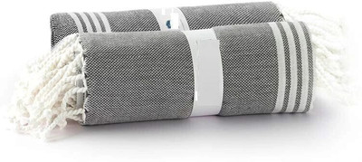 MY HOME Cotton 200 GSM Bath, Beach Towel(Pack of 2)