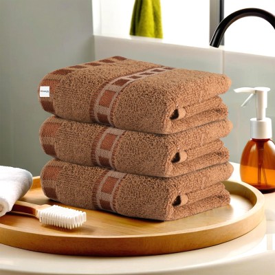 HOMESTIC Cotton 250 GSM Face, Hand Towel Set(Pack of 3)