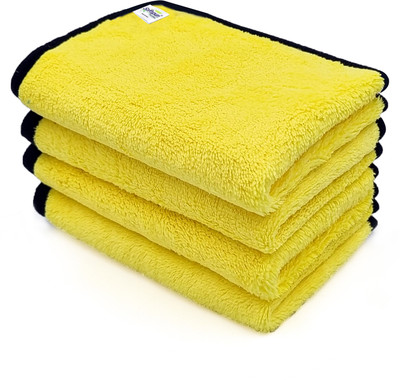 SOFTSPUN Microfiber 280 GSM Face Towel Set(Pack of 4)