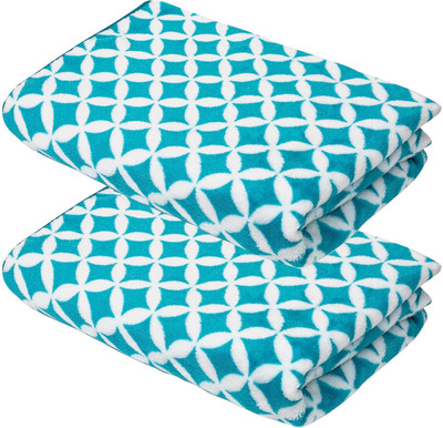 Linenovation Microfiber 50 GSM Hand Towel Set(Pack of 2)
