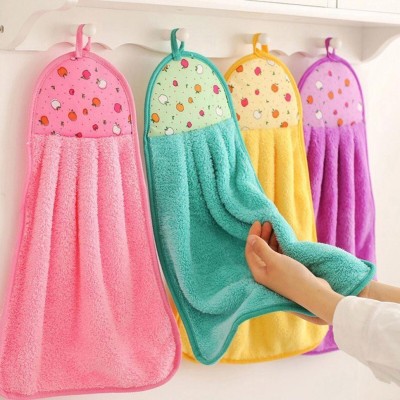 MORADO Hanging Towel Multicolor Cloth Napkins(4 Sheets)