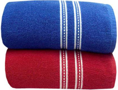 Shreejee Cotton 400 GSM Bath Towel(Pack of 2)