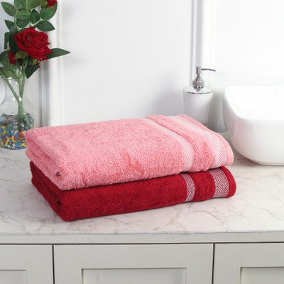 Mafatlal Cotton 550 GSM Bath Towel Set(Pack of 2)