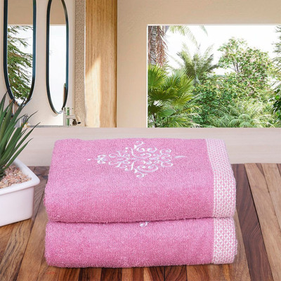 RANGOLI Bamboo 600 GSM Hand Towel(Pack of 2)