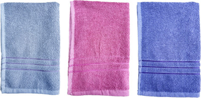 Gopika Terry Cotton 450 GSM Face Towel Set(Pack of 3)