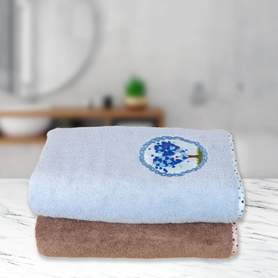 RANGOLI Terry Cotton 550 GSM Bath Towel(Pack of 2)