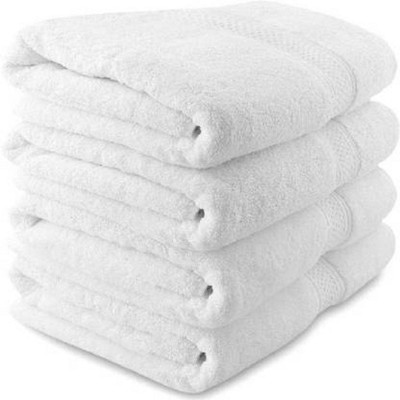 WebDealz Cotton 300 GSM Bath, Beach, Sport, Hair, Hand, Face Towel Set(Pack of 4)
