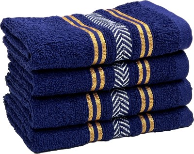 STAMIO Cotton 390 GSM Hand, Face Towel Set(Pack of 4)