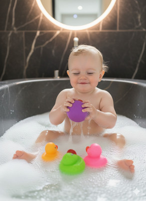 Deepthinker CHUCHU BATH TOY FOR NEW BORN BABY TOYS Bath Toy(Multicolor)