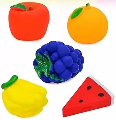 Basha mall Fruit Chu Chu Set Bath Toy Bath Toy(Multicolor)