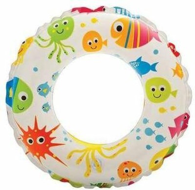 Drauss Inflatable Designer Swimming Pool Ring Tube for Kids Boys and Girls Swim Floatation Belt