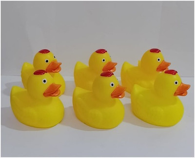 Manav Enterprises Wing Duck 6pcs set Squeezy Toy Bath Toy(Multicolor)
