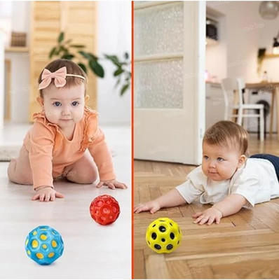 ATHRAVTOYS Baby moon ball multicolour 1 piss only moon ball Bath Toy(Multicolor)