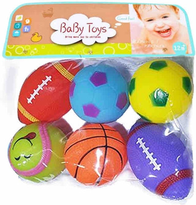 h.b.fashion 6 pcs Chu chu Bath Toy(Multicolor)