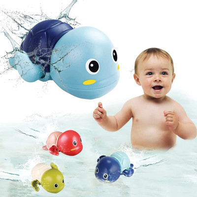 Wembley Swimming Turtle Bath Toy Floating Playing in Water Pool Toy For Kids (Pack Of 2) Bath Toy(Multicolor)