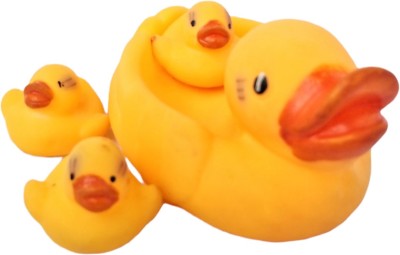 Geethas Collections Duck Family Baby Bathing Toys Pack of 4 Bath Toy(Multicolor)