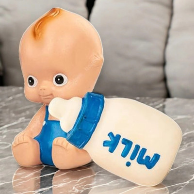 RAGVEE Squeaky Little Rubber Baby Doll for Kids, Chu Chu Toys Bath Toy(Multicolor)
