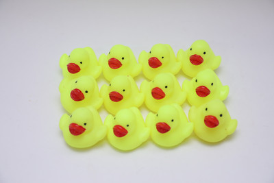Manav Enterprises Duckling (12 pcs) Squeezy Toys Bath Toy(Multicolor)