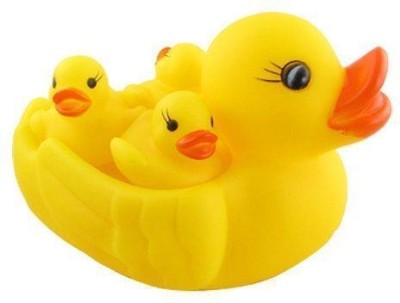 Basha mall Duck Chu Chu for child) Duck family Bath Toy (Yellow) Bath Toy(Yellow)