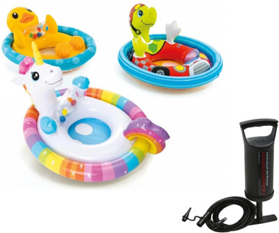 radhey preet Swimming Floater + pump For Kids Ages Up to 5 Years, Pack of 1 Bath Toy(Multicolor)