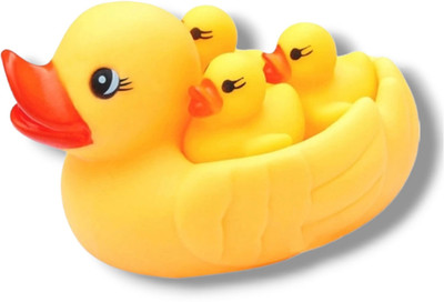 Skanda Duck Family of Duck Bath Toy Bath Toy(Yellow)