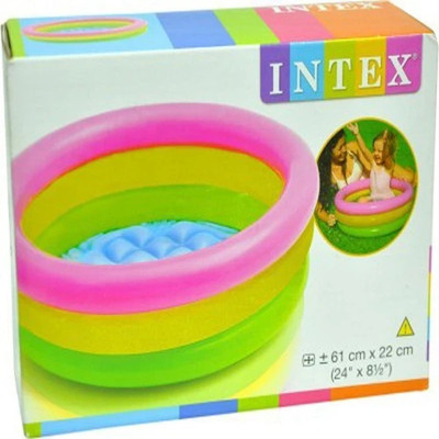 Tinybloom Baby Pool Bath Water Tub for Kids Soft Inflatable Tinybloom2322(Multicolor)