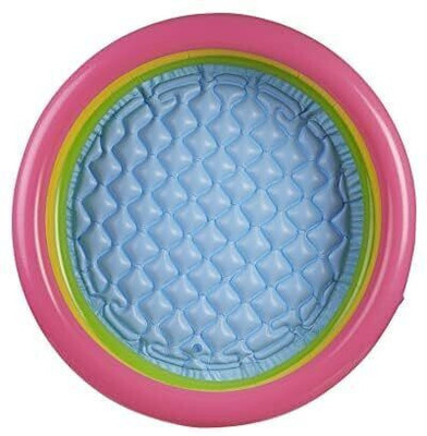 HouseOfCommon Baby Pool Bath Tub for 1-3 Years 2 Feet Round Pool(Multicolor)