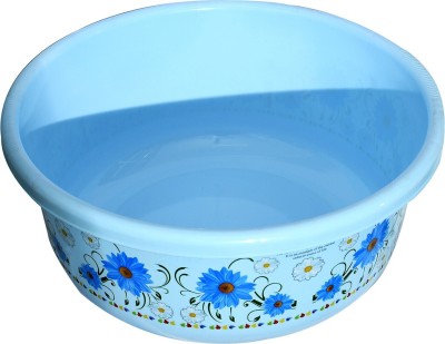 KUBER INDUSTRIES Unbreakable Plastic Multipurpose Bath Tub/Washing Tub 40 Ltr (Blue) -CTKTC38727(Blue)