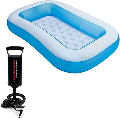 Zinnia Inflatable Swimming Pool with Pump for kids(Blue)