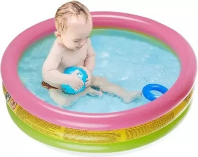 Tinybloom Baby Pool Bath Water Tub for Kids Soft Inflatable Tinybloom2228(Multicolor)