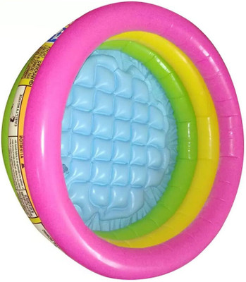 Tinybloom Baby Pool Bath Water Tub for Kids Soft Inflatable Tinybloom2392(Multicolor)